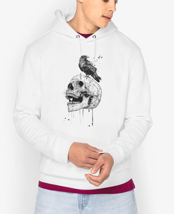 Hoodie New skull (bw) Par Balàzs Solti