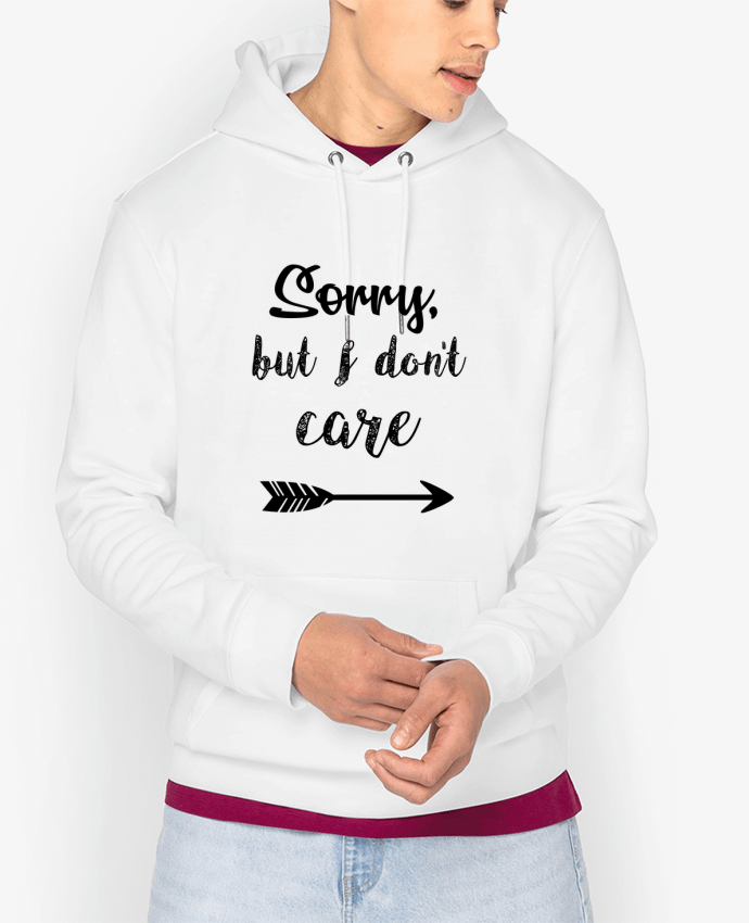 Hoodie Sorry, but I don't care Par SwissmadeDesign