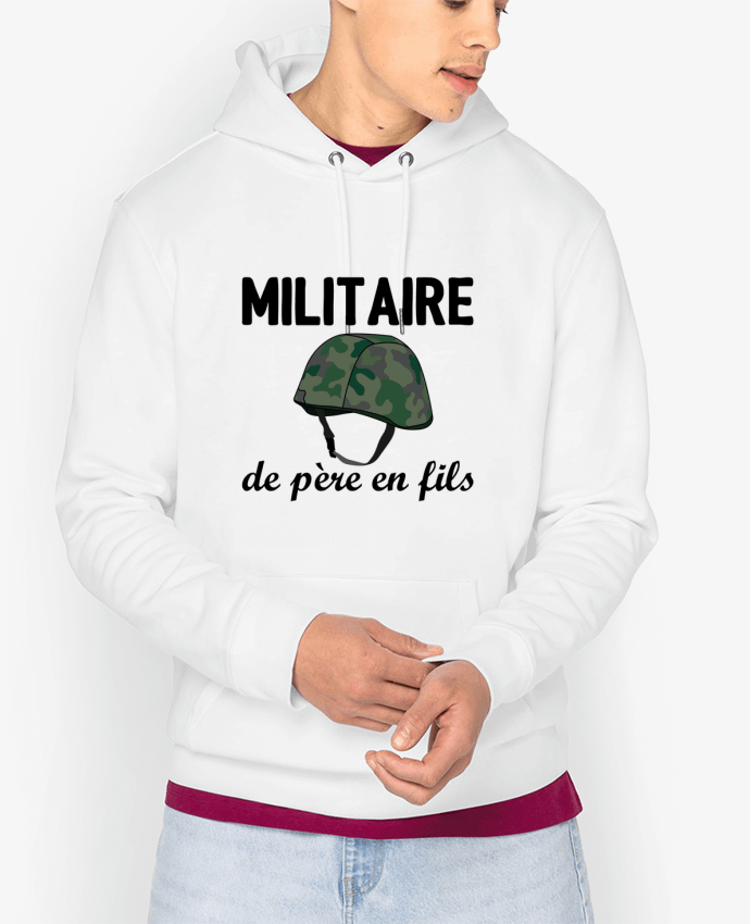 Hoodie Militaire de père en fils Par tunetoo