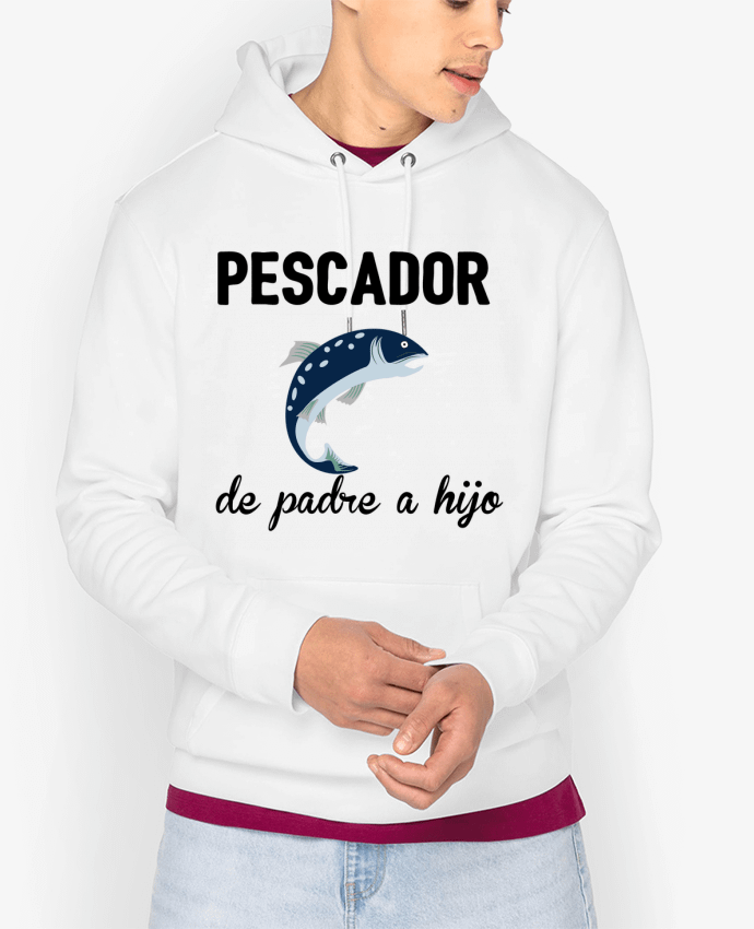 Hoodie Pescador de padre a hijo Par tunetoo