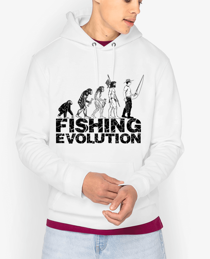 Hoodie Fishing evolution Par Original t-shirt