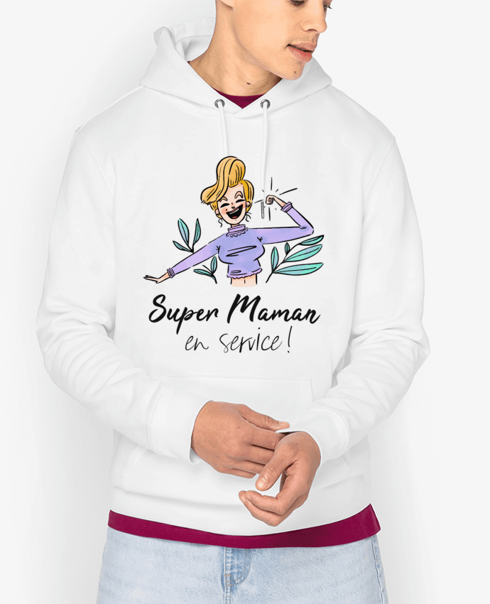 Hoodie Super Maman en service Par ShoppingDLN