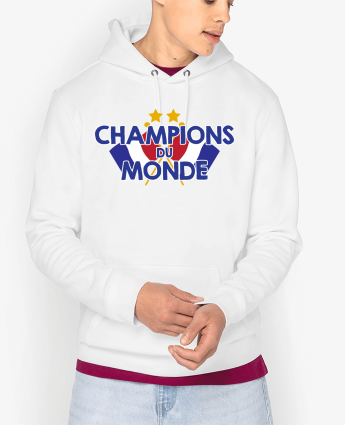 Hoodie Champions du monde Par tunetoo