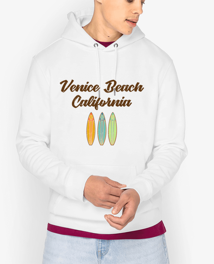 Hoodie Venice Beach Surf Par tunetoo