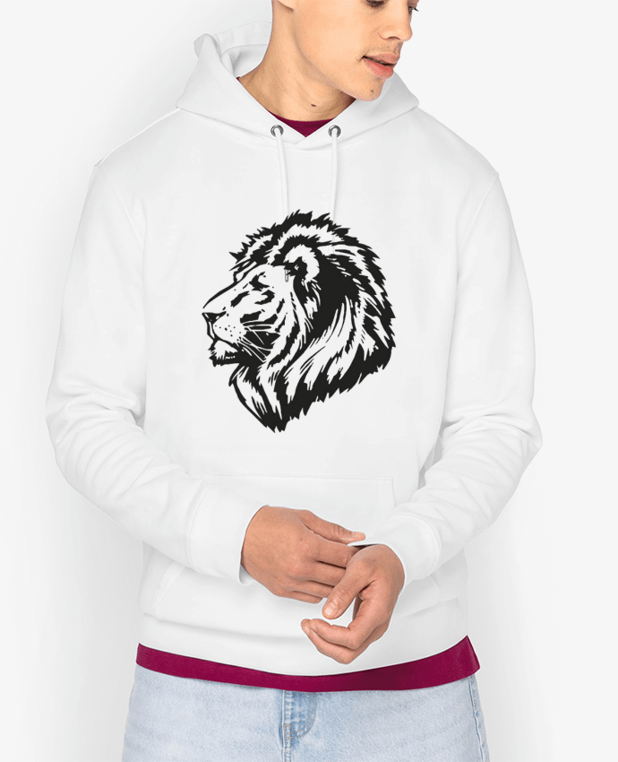 Hoodie Proud Tribal Lion Par Eleana