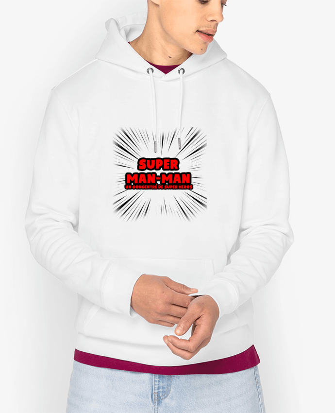 Hoodie Super Man-Man Par lip