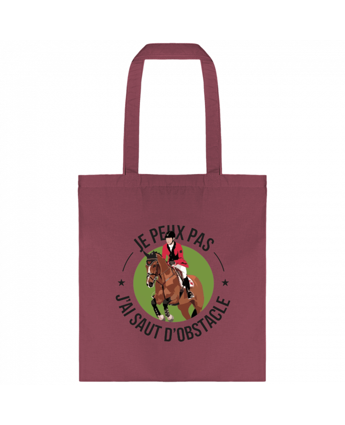 Tote-bag je peux pas j'ai saut d'obstacle par bwilfy