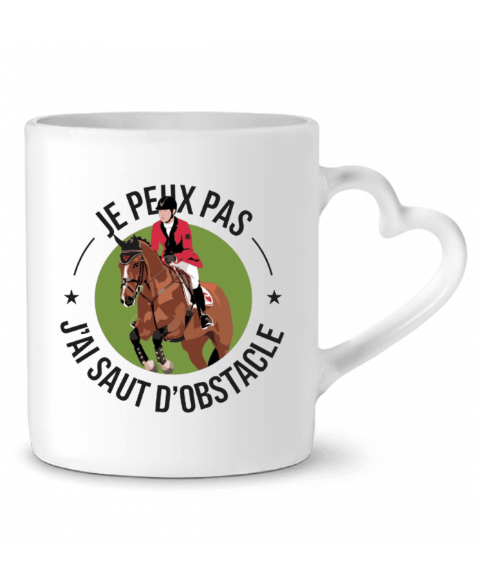Mug coeur je peux pas j'ai saut d'obstacle par bwilfy