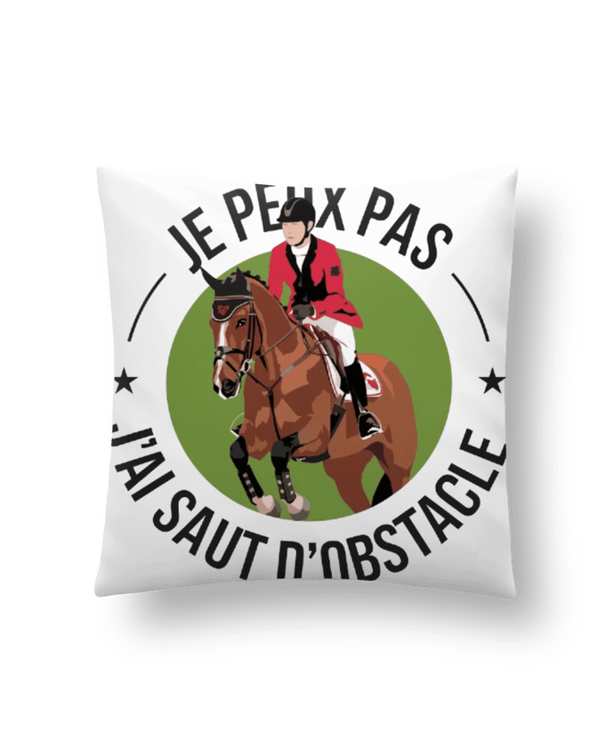 Coussin je peux pas j'ai saut d'obstacle par bwilfy