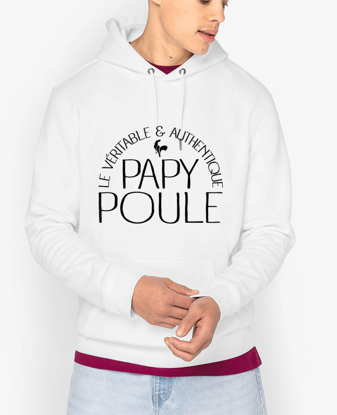 Hoodie Papy Poule Par Freeyourshirt.com