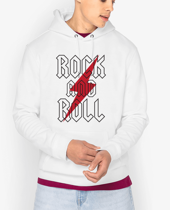 Hoodie Rock And Roll Par Freeyourshirt.com