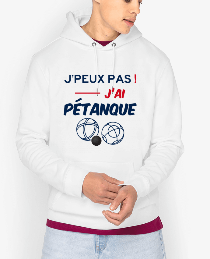 Hoodie J'peux pas j'ai pétanque - J'peux pas je joue aux boules Par sicool