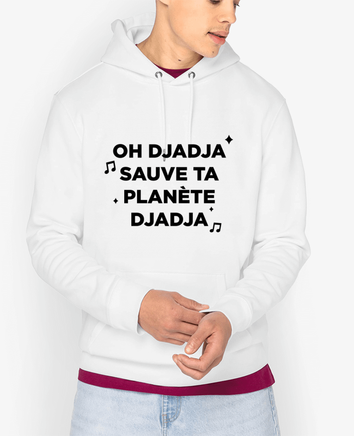 Hoodie Sauve ta planète Djadja Par tunetoo