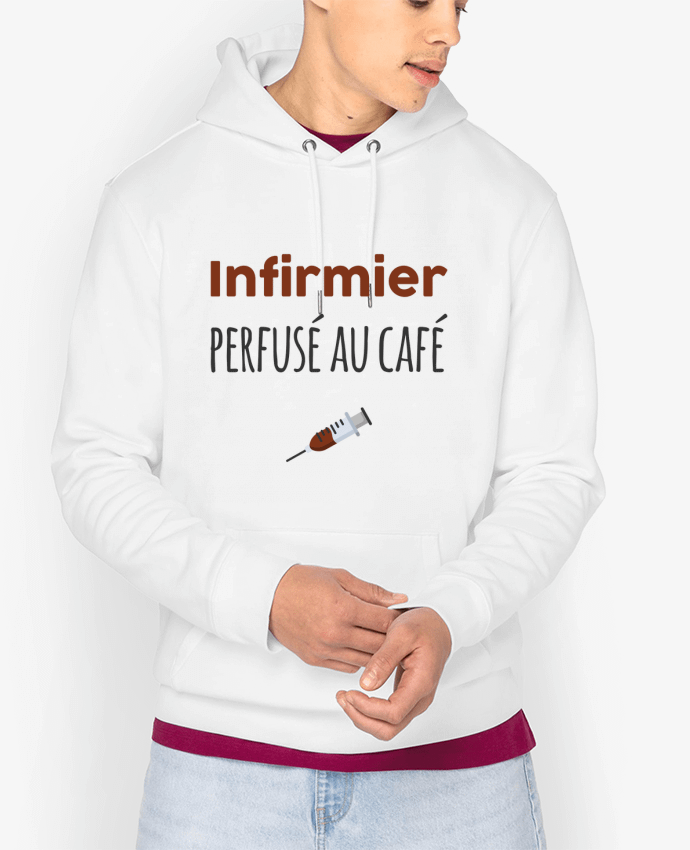 Hoodie Infirmier perfusé au café Par tunetoo