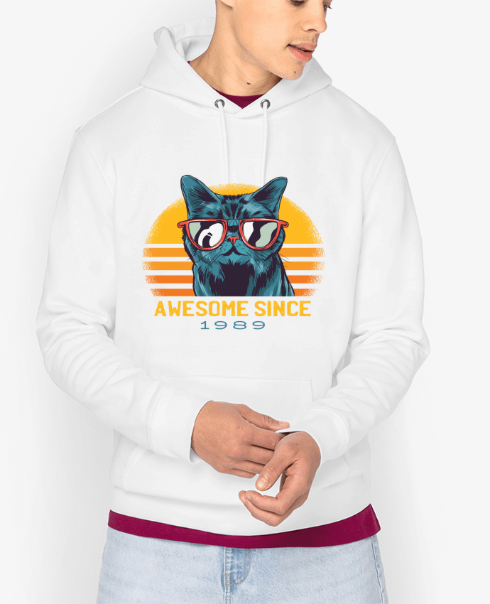 Hoodie Awesome Cat Par cottonwander