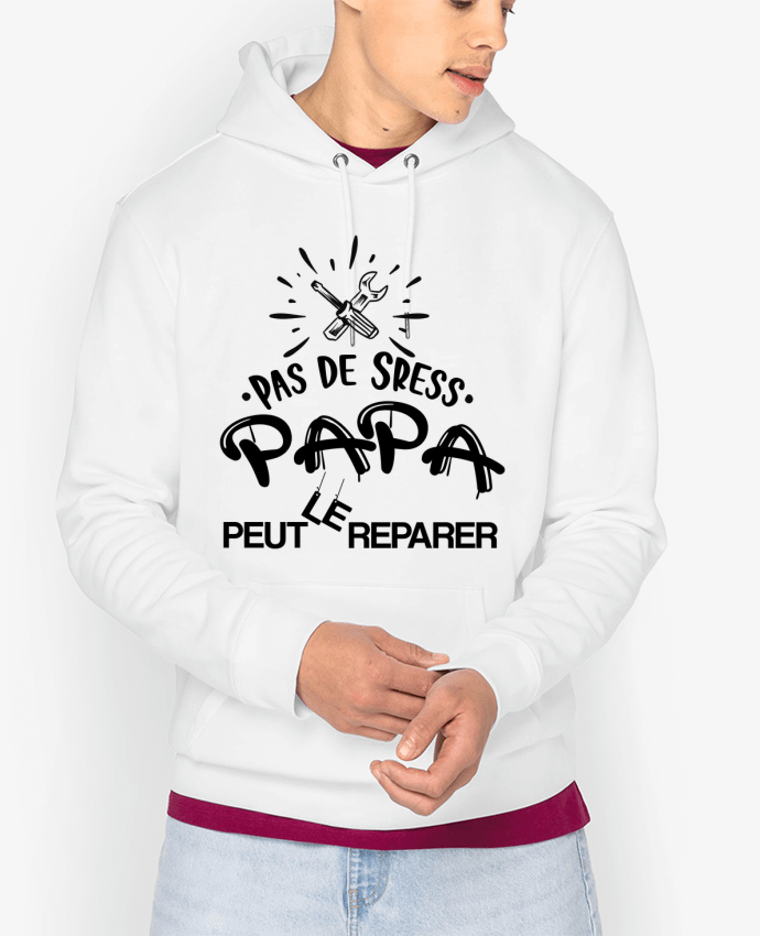 Hoodie Papa bricoleur - Cadeau Papa - Fête des pères Par CREATIVE SHIRTS