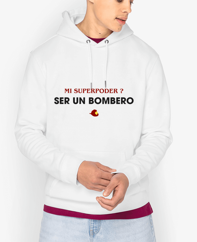 Hoodie Mi superpoder ? Ser un bombero Par tunetoo