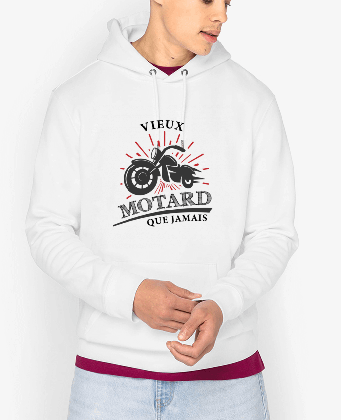 Hoodie Vieux motard que jamais Par tunetoo