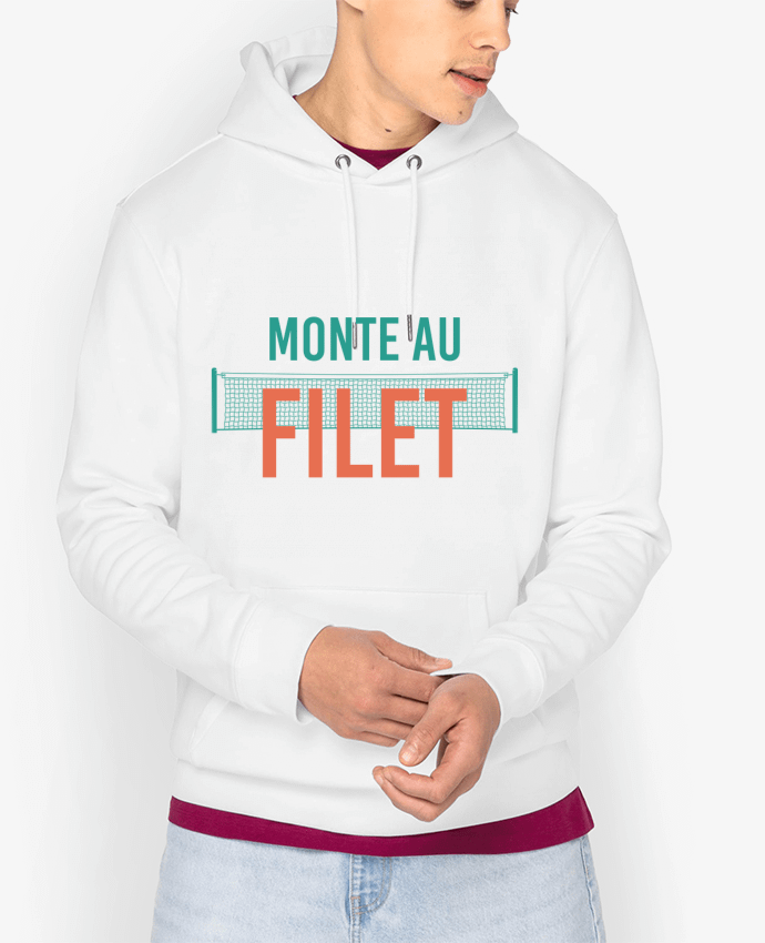 Hoodie Monte au filet Par tunetoo