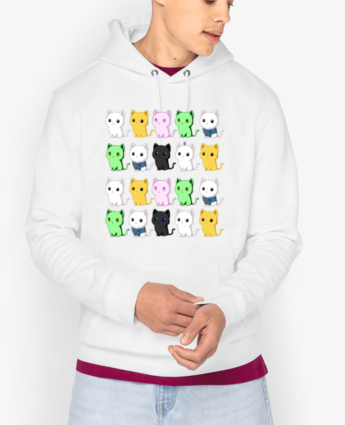 Hoodie Mini gatos de colores Par MaaxLoL