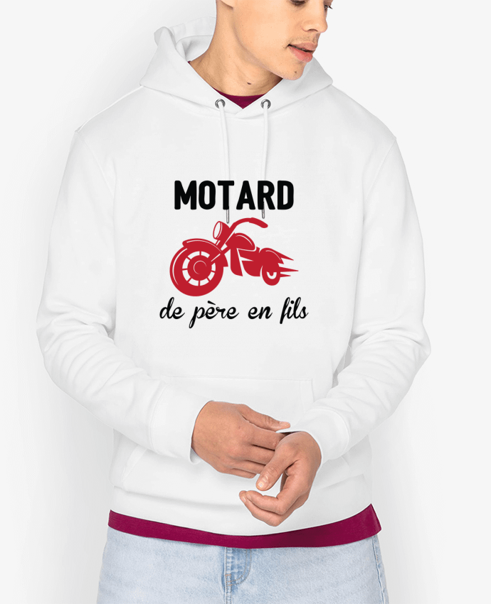 Hoodie Motard de père en fils Par tunetoo