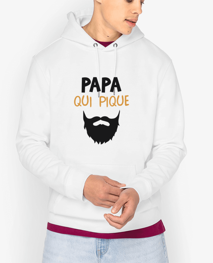 Hoodie Papa qui pique Par tunetoo