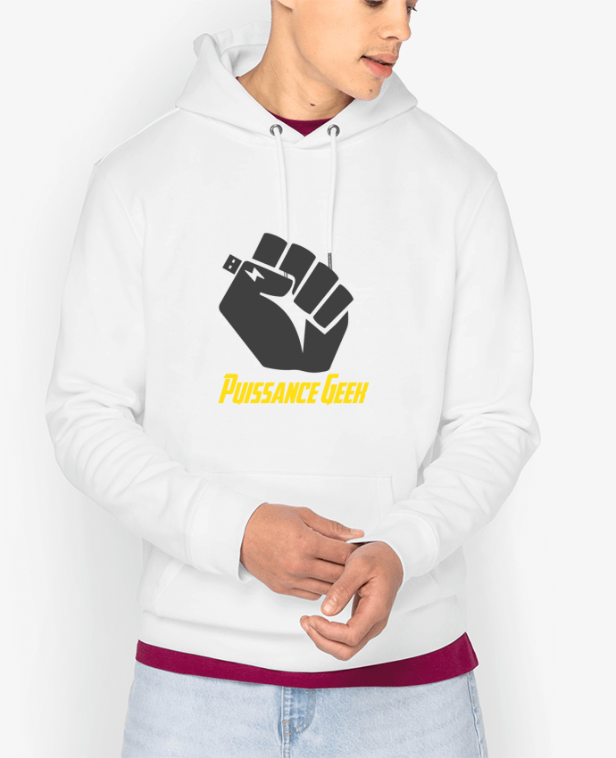 Hoodie Puissance Geek Par tunetoo