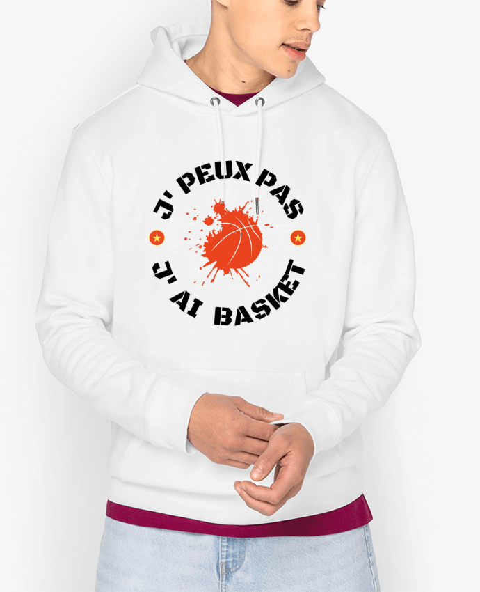 Hoodie je peux pas j' ai basket Par Fridaé