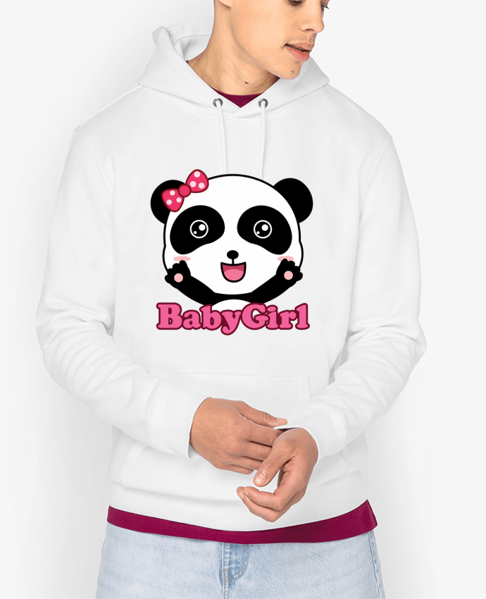 Hoodie Baby Girl Panda Par Geekshow