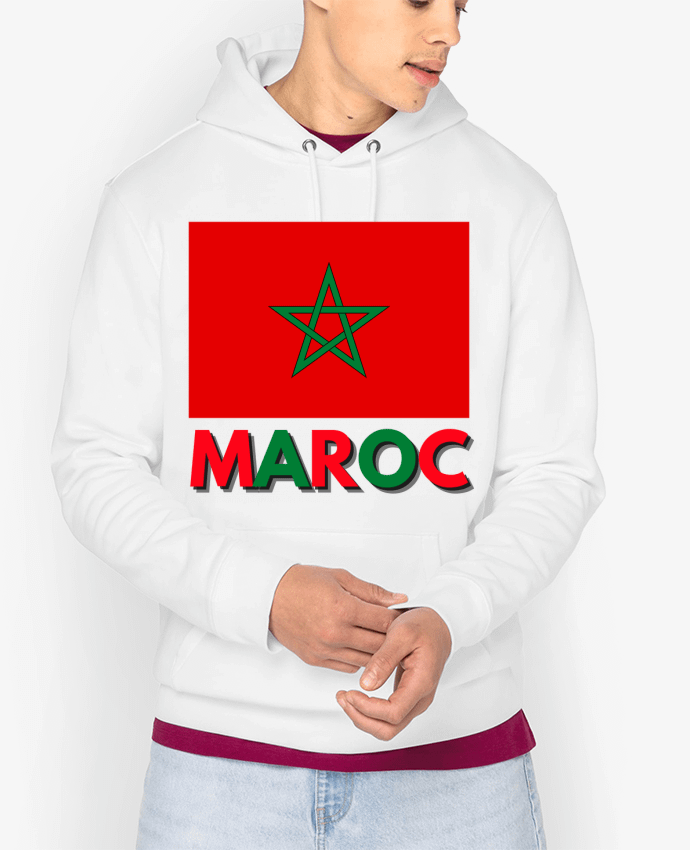 Hoodie Drapeau Maroc Par Anastasia