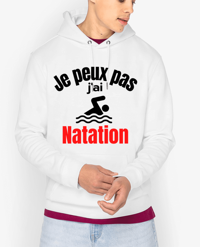 Hoodie Je peux pas,j'ai natation Par Anastasia