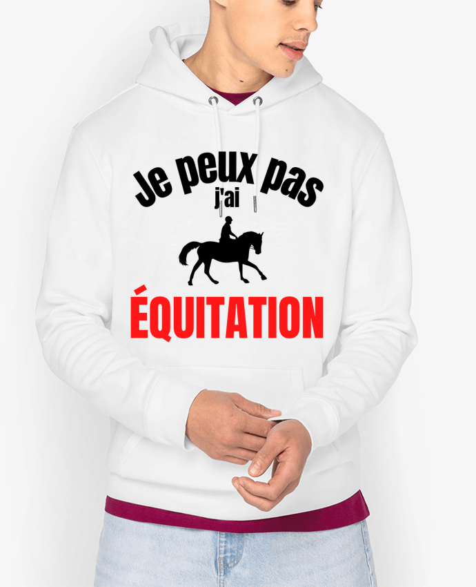 Hoodie Je peux pas,j'ai équitation Par Anastasia