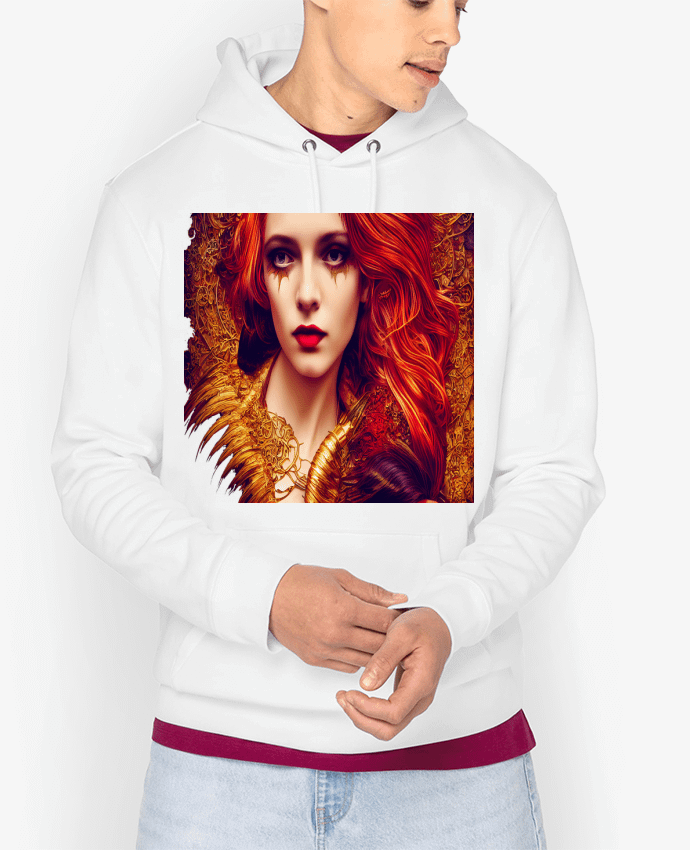 Hoodie Vampira Art-Deco cobre Par a-Creations