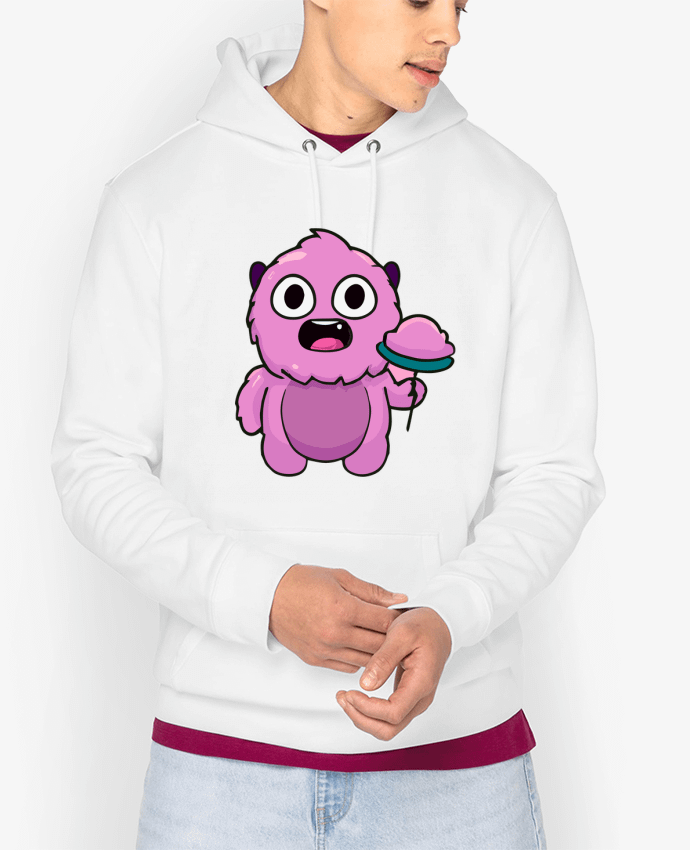 Hoodie Mignon monstre rose Par justsayin