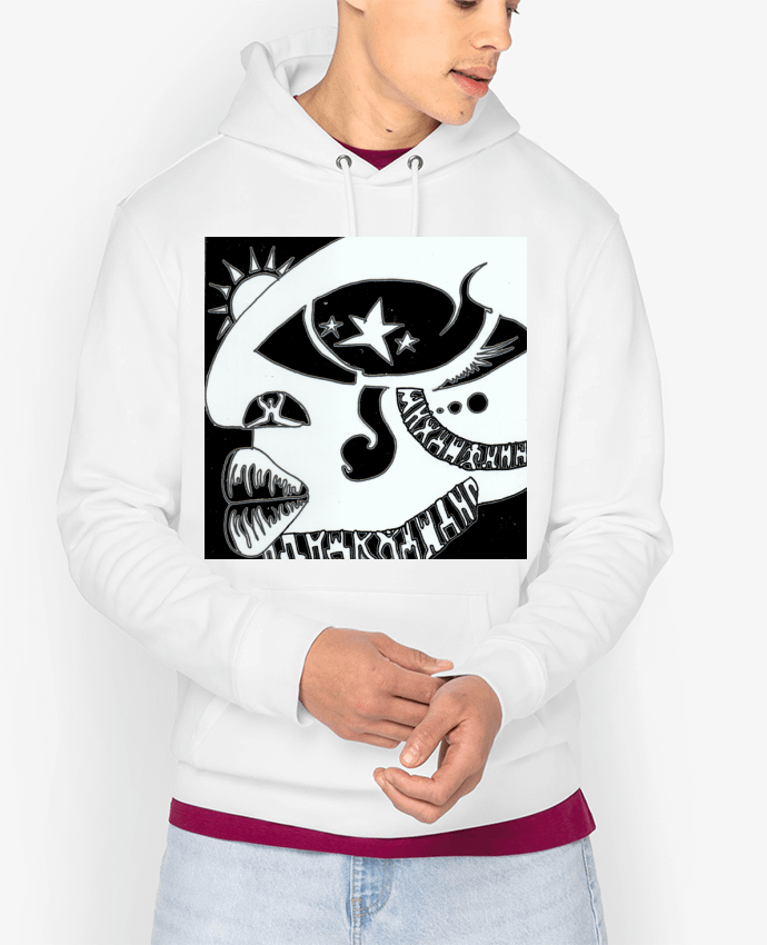 Hoodie Larme Noire Par Mélina 