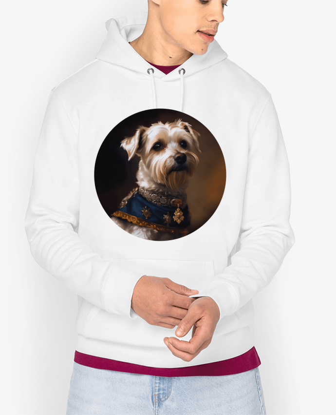 Hoodie chien médaillé Par EliseDesign