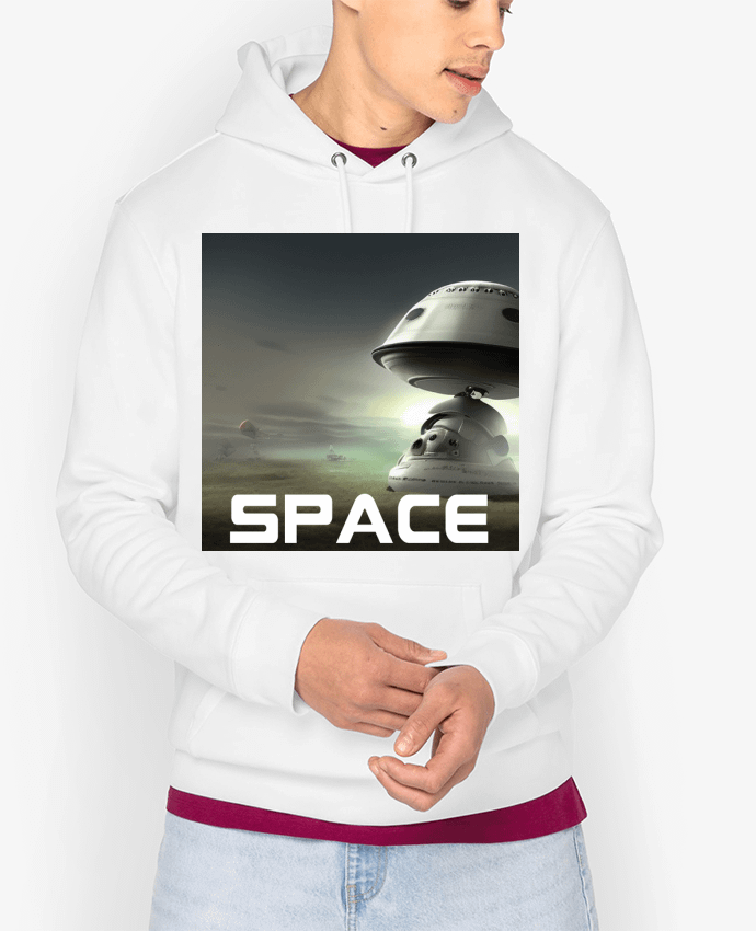 Hoodie STATION MARS Par Goryl graph