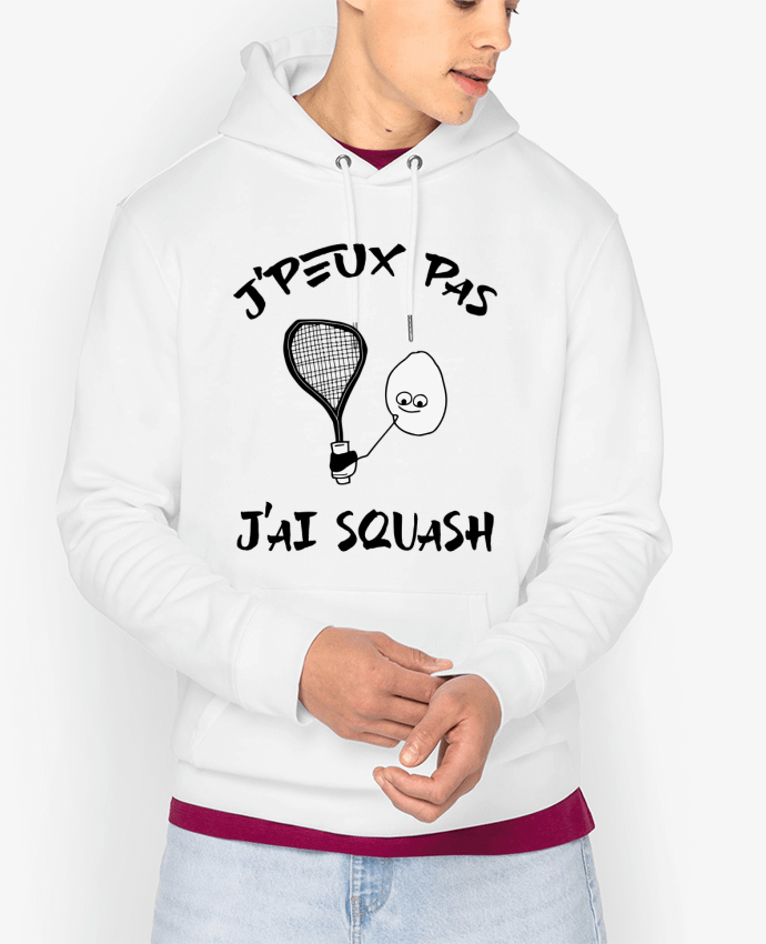 Hoodie J'peux pas j'ai squash Par Cherichouc