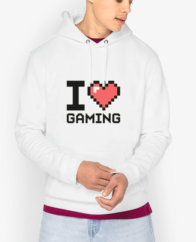 Hoodie I LOVE GAMING Par Mr moutön