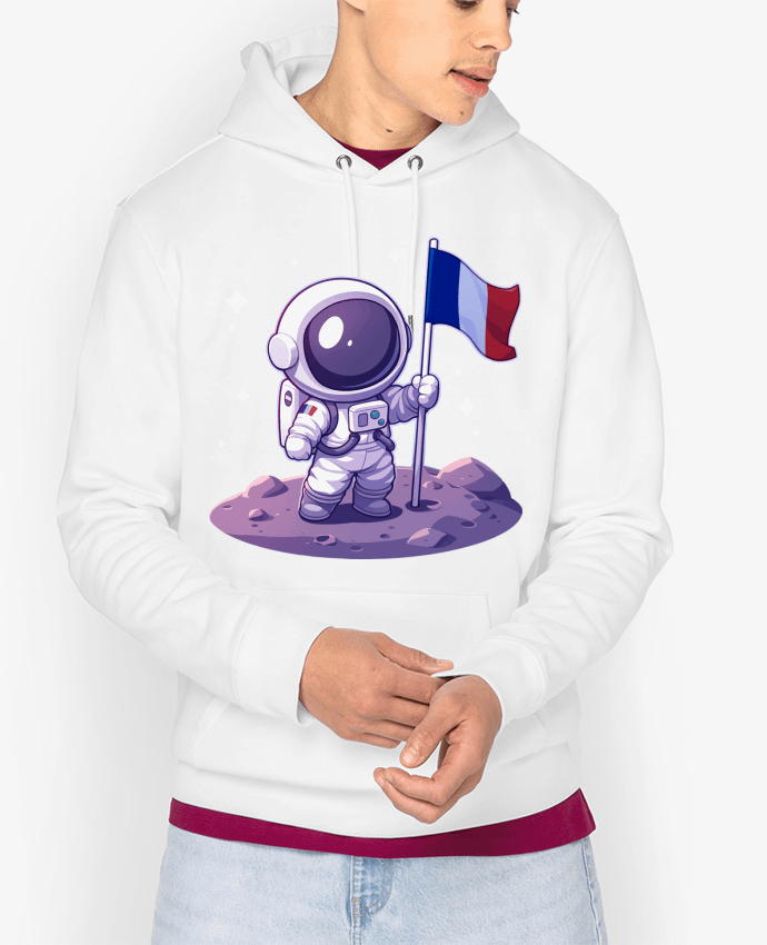 Hoodie Astronaute Français Par KronoArt