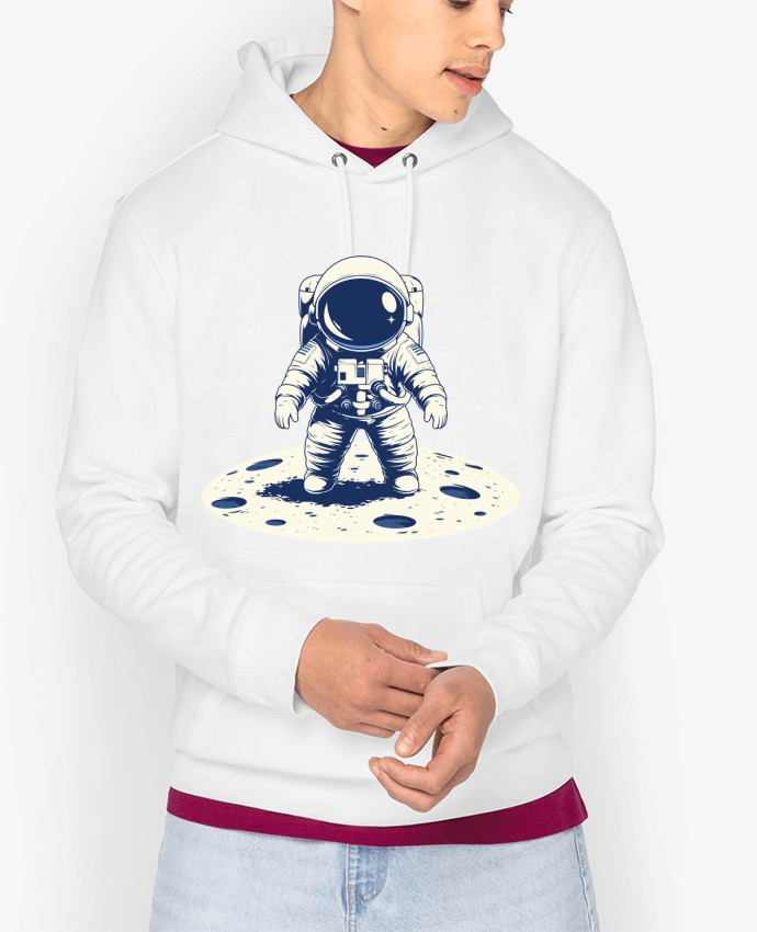 Hoodie Un Astronaute sue la Lune Par KronoArt