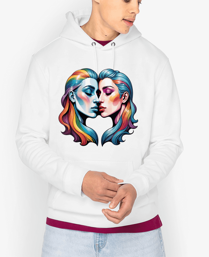 Hoodie LOVE WITHOUT LIMITS Par 33designerarte