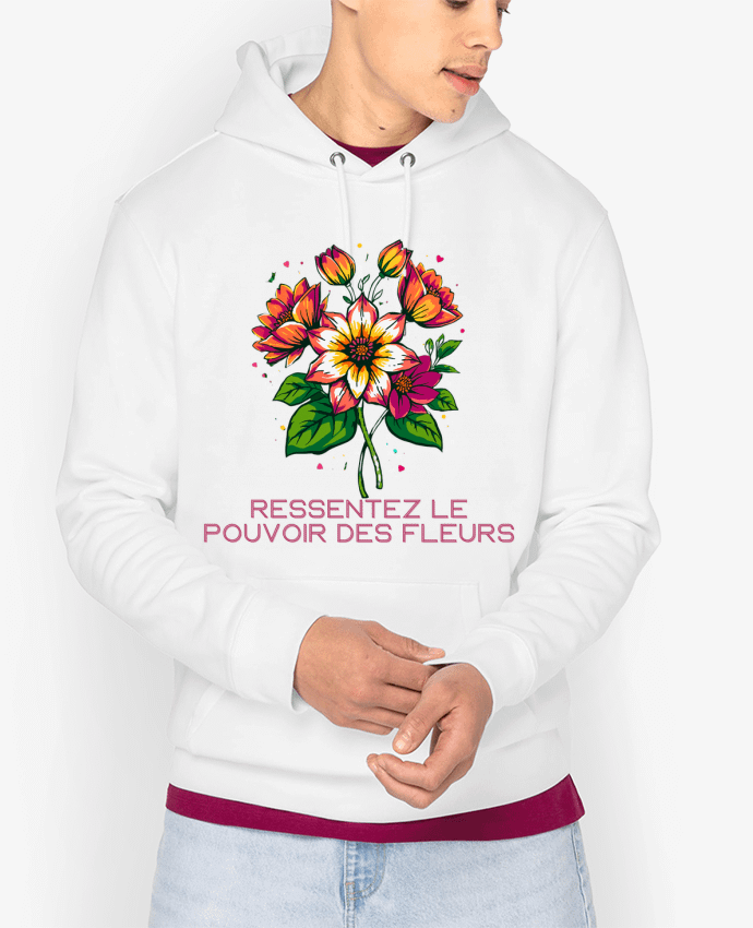 Hoodie Ressentez Le Pouvoir Des Fleurs Par Phocea Editions