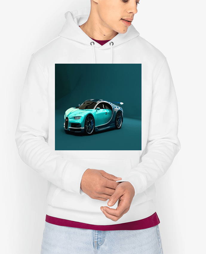 Hoodie Image de synthèse de voiture Par White Tiger 60