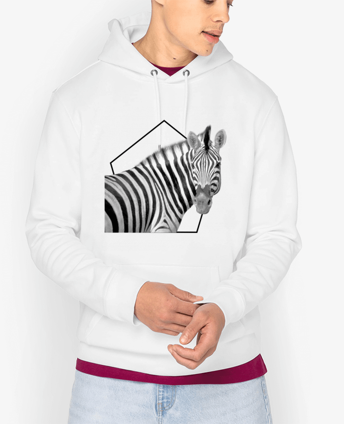 Hoodie Zebra Par Pom