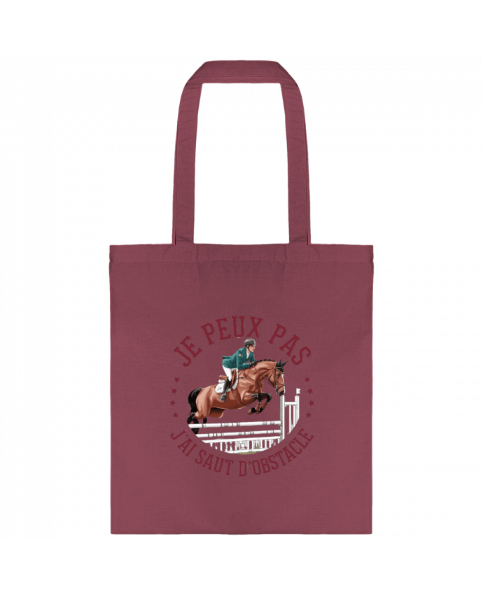 Tote-bag je peux pas j'ai saut d'obstacle par bwilfy
