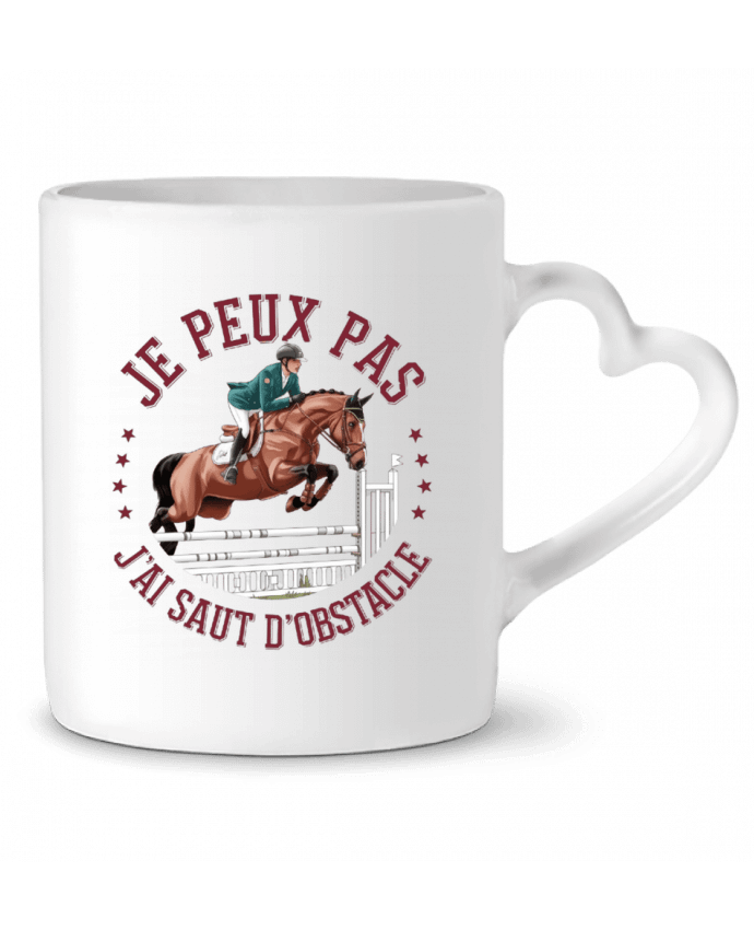 Mug coeur je peux pas j'ai saut d'obstacle par bwilfy
