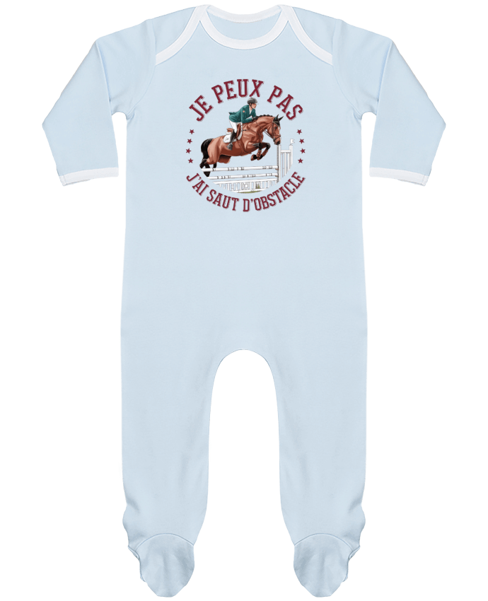 Body Pyjama Bébé je peux pas j'ai saut d'obstacle par bwilfy
