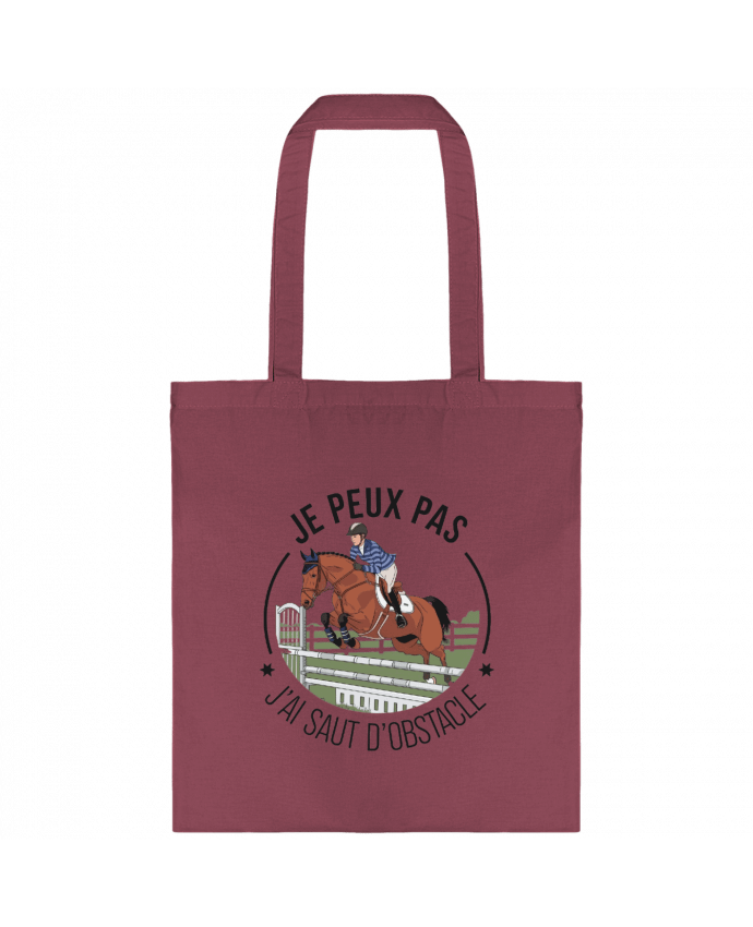 Tote-bag je peux pas j'ai saut d'obstacle par bwilfy