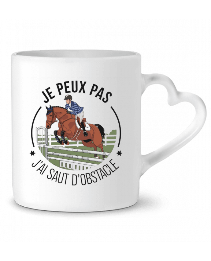 Mug coeur je peux pas j'ai saut d'obstacle par bwilfy